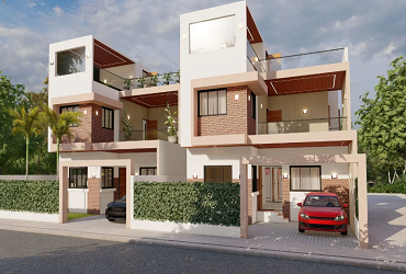 Villa Front Elevation Design